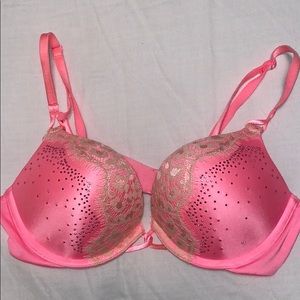 Victoria’s Secret Bombshell Bra Rhinestones 34B